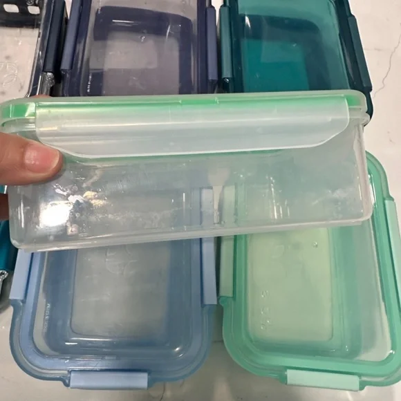 6 Ello Duraglass Refresh Glass Meal Prep Food Storage Containers Set - Picture 6 of 11